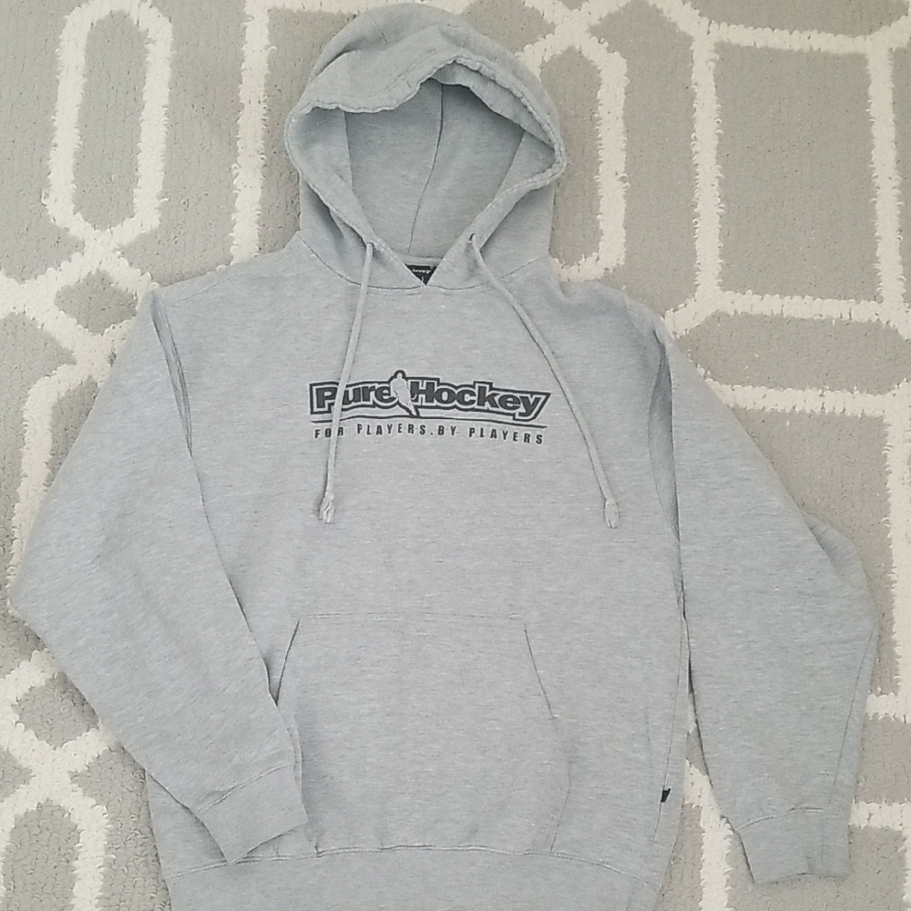 Pure Hockey Gray Men's Hoodie